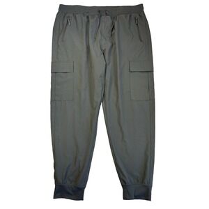 Libin Women's XXXL Lightweight Active Hiking Athletic Gray Cargo Joggers‎ Pants